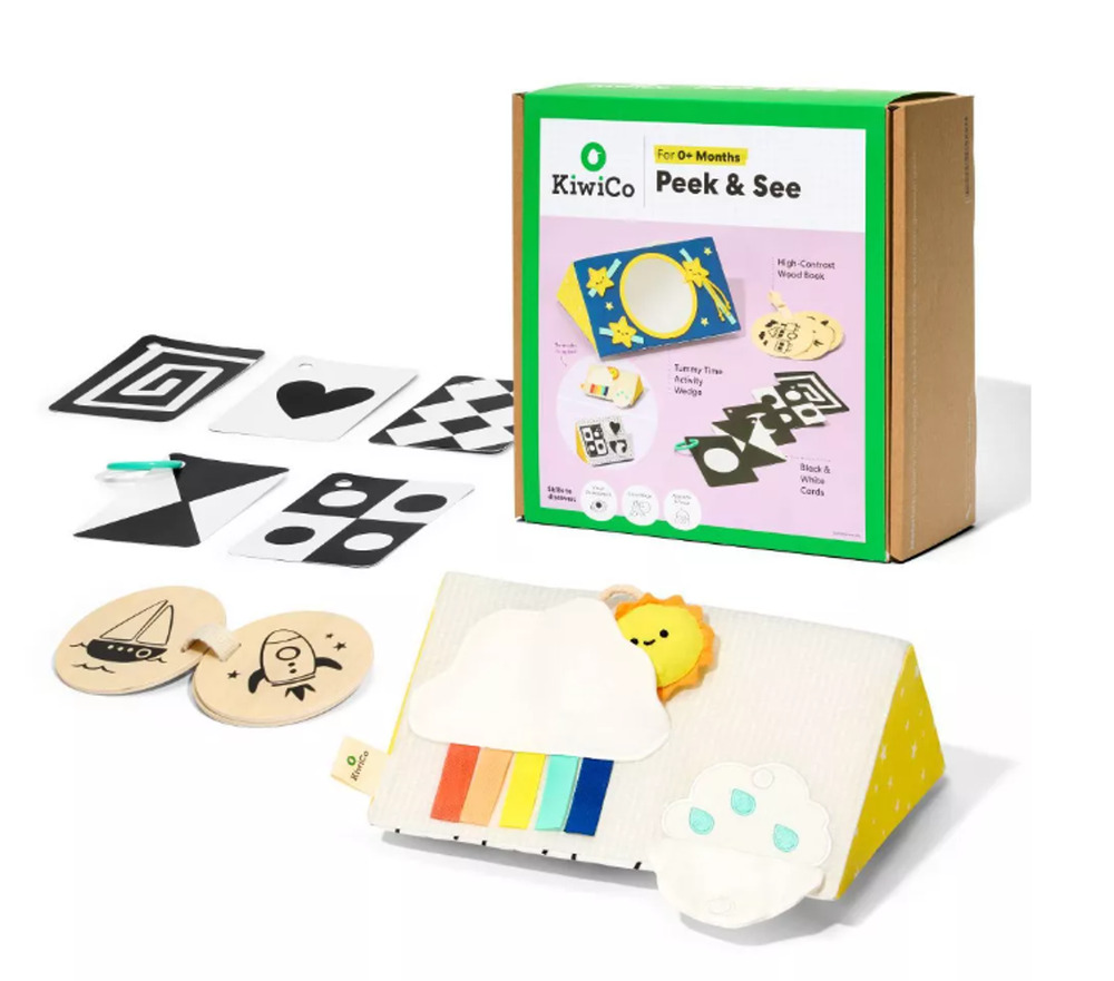 KiwiCo Peek & See Activity Wedge Play Center 0+ - 9pc NWT